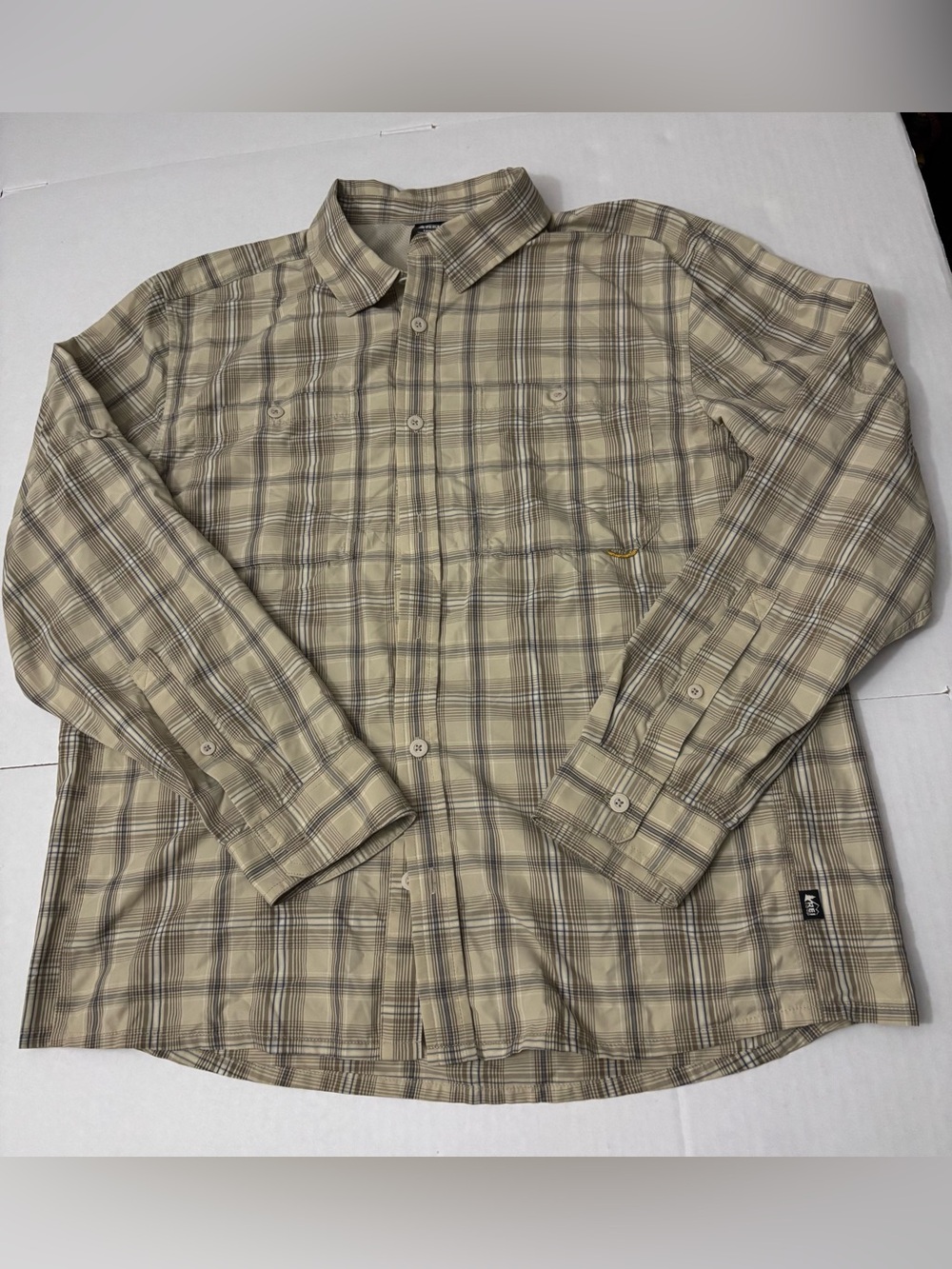 REI Co-op Men’s Long Sleeve Hiking Fishing Shirt  Nylon Size L